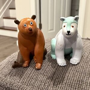 Eric Carle figures - Brown Bear & Polar Bear         kids animal figure toy toys